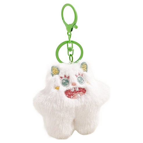 다다랜드 괴물요정 인형키링, 화이트 괴물요정, 1개, 7cm