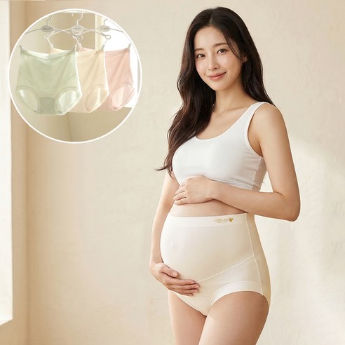 휴데이 모달 복부안정 산전산후 팬티 3종 세트 B