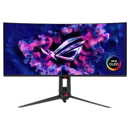 에이수스 WQHD ROG SWIFT OLED 커브드 게이밍 모니터 QD OLED 360Hz 0.03ms 1300cd 1800R sRGB 135% DCI-P3 99%, PG34WCDN, 86.36cm