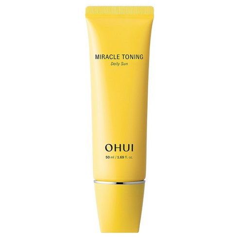 오휘 미라클 토닝 데일리 선크림 SPF50+ PA++++, 50ml, 1개