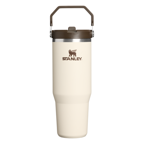 스탠리 아이스플로우 플립스트로 2.0 텀블러, 크림 웨스턴, 887ml, 1개