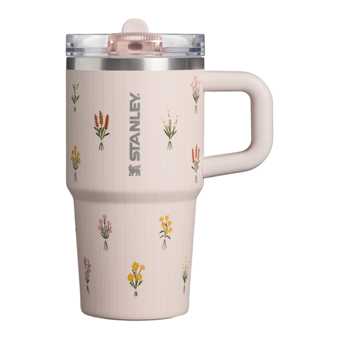 스탠리 퀜처 프로투어 플립 스트로 텀블러, 로즈쿼츠 부케 × 591ml × 1개