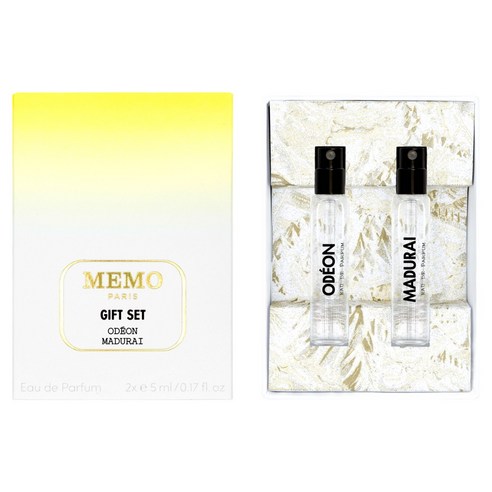 메모 파리 오데옹 5ml + 마두라이 5ml 오 드 퍼퓸 기프트 세트, 1세트