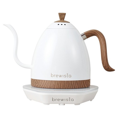 브뤼스타 아티산 전기 드립포트 pro 1L, BR6110GVKKC-MW(모던화이트)