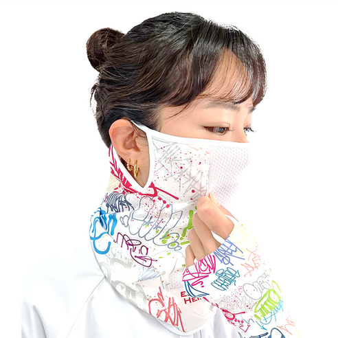 아이젠하임 자외선 차단 마스크, 화이트패턴, 1개