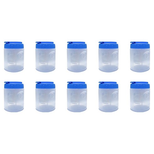 리빙패밀리 업소용 물방울 물병, 혼합색상, 10개, 500ml