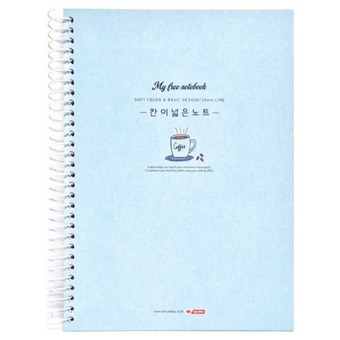 팬시로비 5000 칸이 넓은노트 10mm, 랜덤발송, 1개