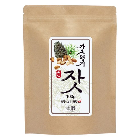 견과공장 국내산 황잣, 100g, 1개