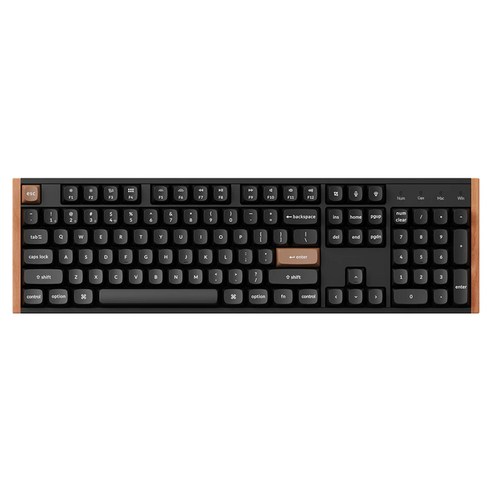 키크론 K10 PRO MAX Wood RGB 기계식 핫스왑 키보드, 우드 블랙, K10M-H11W, 라이트 저소음 바나나축