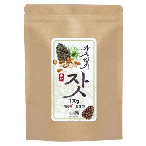 견과공장 국내산 백잣, 100g, 1개