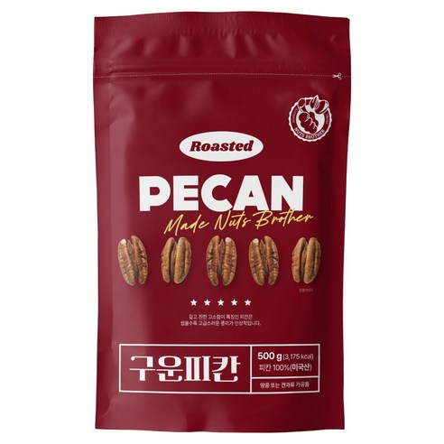 너츠브라더 구운 피칸, 500g, 1개