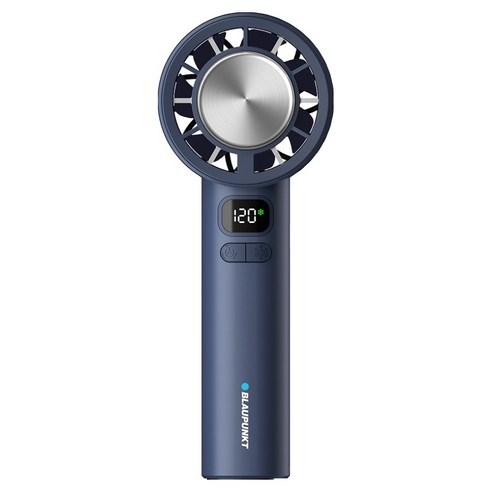 블라우풍트 에어튠 120단 펠티어 아이스 쿨링 BLDC 핸디 선풍기, 네이비, BLP-PF101N