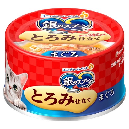 유니참긴노스푼 고양이 간식캔 토로미, 참치, 70g, 1개