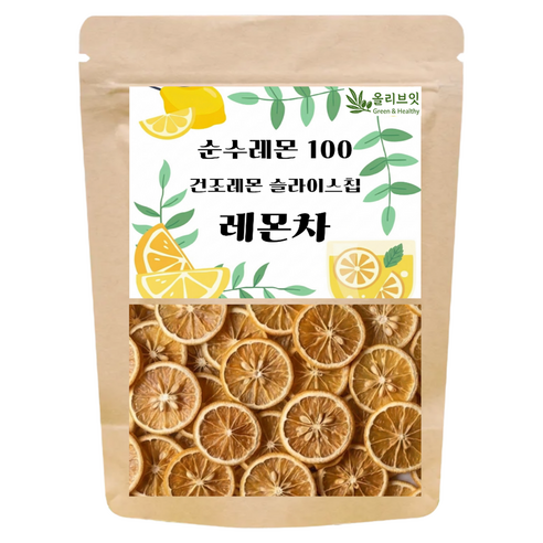 올리브잇 순수레몬100 건조 슬라이스칩 레몬차, 30g, 1개, 1개입