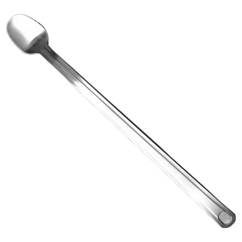 윌리브 국내산 304스텐 뚝배기 스푼 44.5cm, 실버, 1개