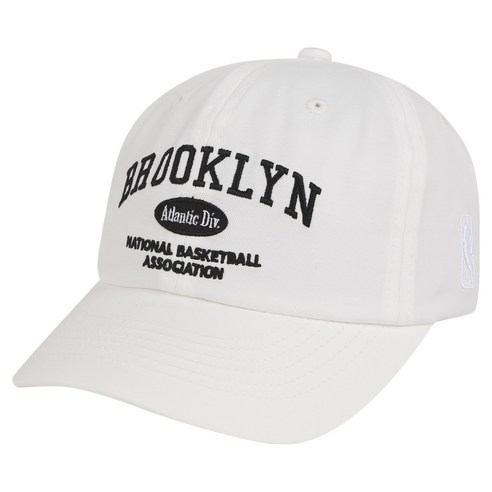 NBA키즈 BKN 아치형 자수 볼캡