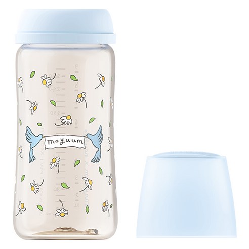 모윰 PPSU 올인원 노꼭지 젖병, 블루밍에디션, 1개, 270ml