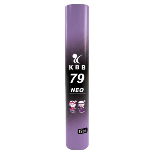 케이비비스포츠 79 NEO 셔틀콕, 1개, 12개입, 흰색