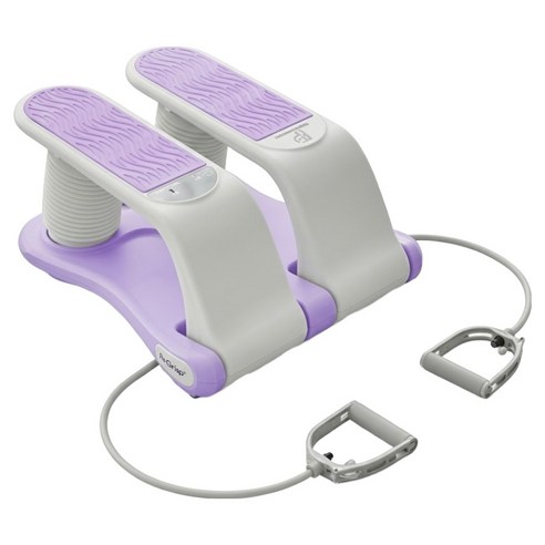 파워몬 가정용 실내 홈트 하체 걷기 유산소 임산부 다이어트 운동 에어 스텝퍼 일반발판, 퍼플