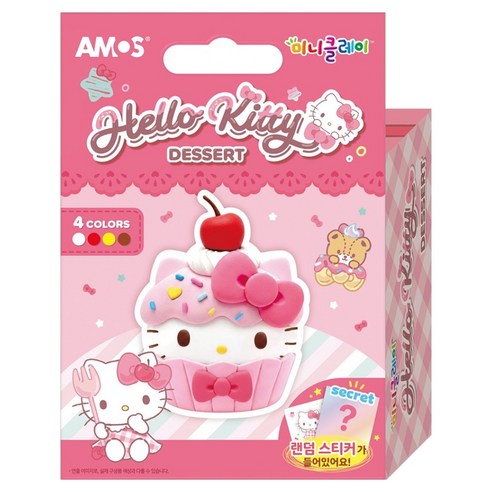 아모스 미니 클레이, 헬로키티 디저트, 30g, 1개
