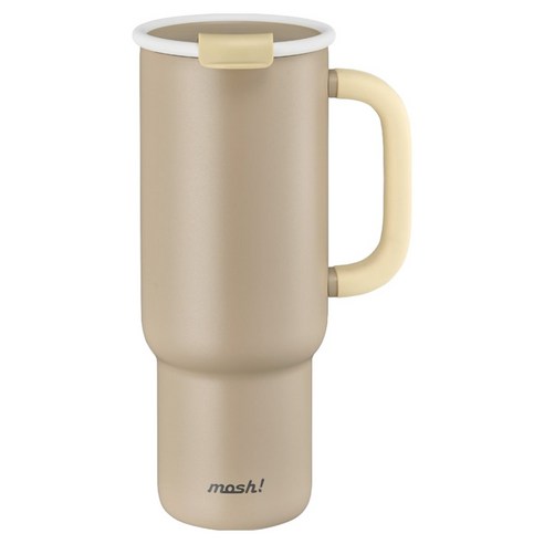 모슈 팝업 스트로우 텀블러, 매트 모카, 820ml, 1개