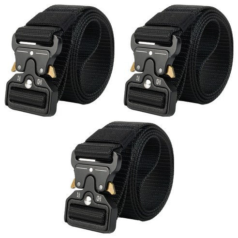코레시스 아웃도어 자동버클 벨트, TYPE1, 3개