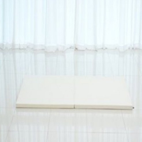 비피프렌즈 논슬립 유아 놀이방 거실 복도 네모네모 폴더매트 2단, 2단 화이트 1000x2000mm, 화이트