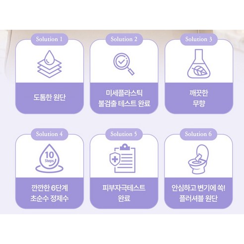 깨끗한나라 닥터비데 센서티브 비데물티슈 휴대형 이미지 4