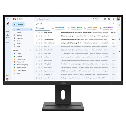 레노버 FHD IPS 모니터, ThinkVision E27-40, 68.6cm