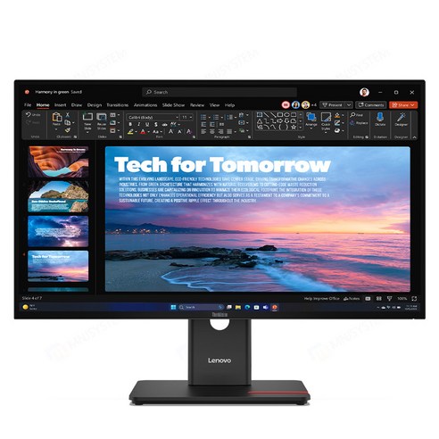 레노버 QHD IPS 데이지체인 모니터, 68.6cm, ThinkVision T27QD-40
