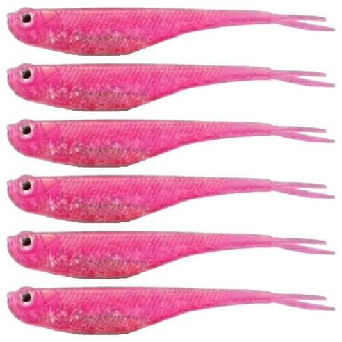 버클리 파워저크쉐드 다운샷웜 13cm PBBPJS5-PKGD 6p, 핑크실버, 1개, 60g