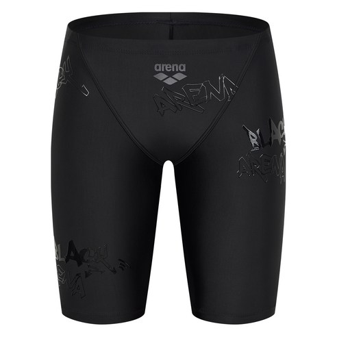 아레나 블랙앤블랙 4부 수영복 A6SM1MF07BLK