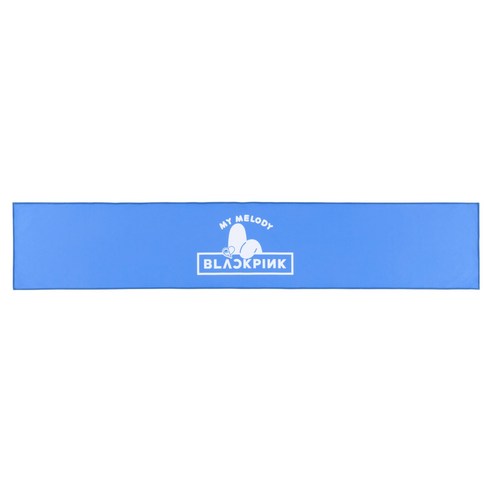 블랙핑크 x 마이멜로디 콜라보레이션 MD 쿨링 타월, 블루, 단품