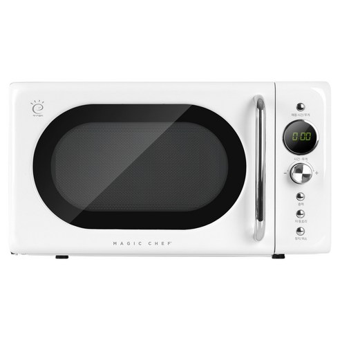 매직쉐프 무회전 레트로 플랫 전자레인지 20L, MMW-GRT20W