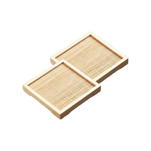 굄스 다도 찻잔받침 10.5 x 9 x 1.5 cm, TYPE 8, 2개