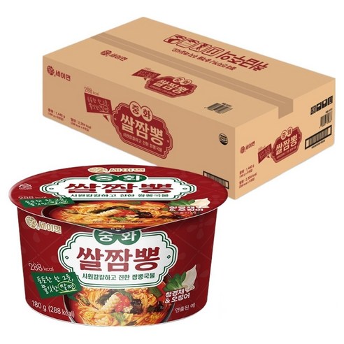 세이면 중화 쌀짬뽕 180g, 8개