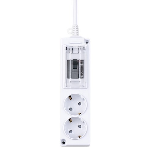 보코 고용량 4000W 배선차단용 멀티탭 2구, 5m, 혼합색상, 1개