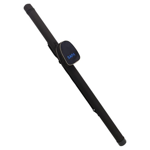 싸파 원통 낚시가방 + 보조가방 세트 STB-401, 블랙