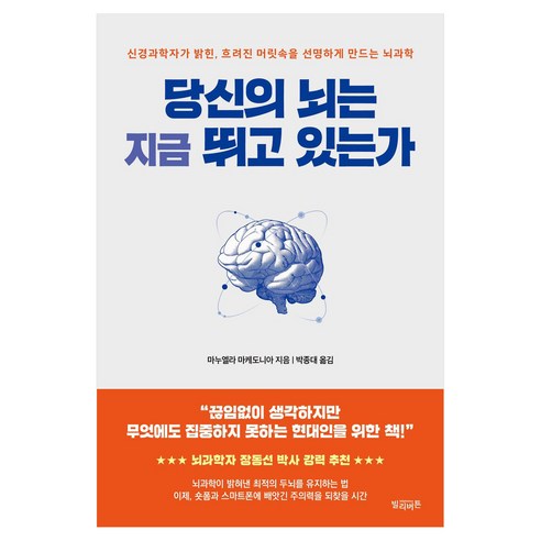 당신의 뇌는 지금 뛰고 있는가:신경과학자가 밝힌 흐려진 머릿속을 선명하게 만드는 뇌과학, 반양장