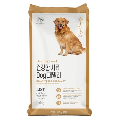 건강한사료 전연령 강아지 패밀리 사료, 1개, 10kg, 닭