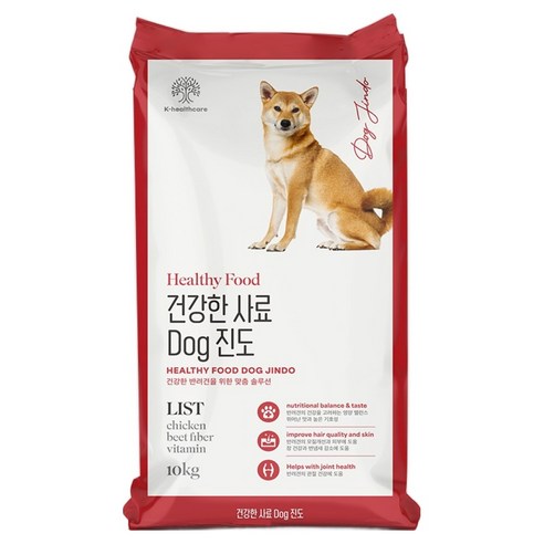 건강한사료 전연령 강아지 진도 사료, 1개, 10kg, 닭