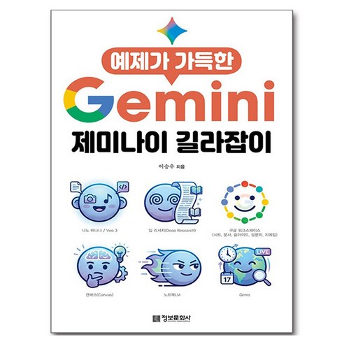 예제가 가득한 제미나이 길라잡이, 정보문화사, 이승우