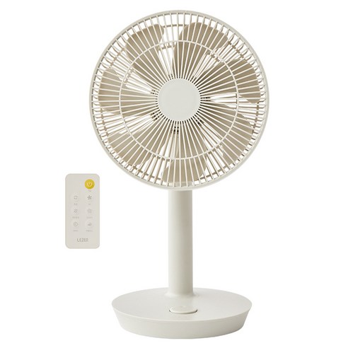 르젠 공기순환 무선 BLDC 저소음 AI 리모컨 탁상용 선풍기 8인치, 어스베이지, LZEF-MDC290