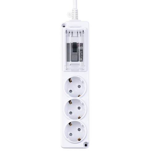 보코 고용량 4000W 배선차단용 멀티탭 3구 MJM-BSC16-3, 1개, 3m, 화이트