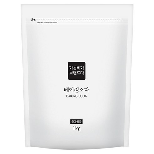 가성비가브랜드다 베이킹소다 파우치, 1kg, 1개