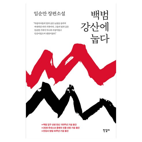 백범 강산에 눕다, 한길사, 임순만