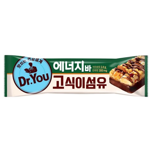 닥터유 에너지바 고식이섬유, 1개, 40g