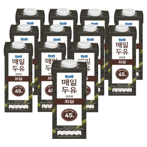매일두유 저당 검은콩 950ml, 12개