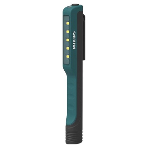 필립스 LED 휴대용 캠핑 작업 랜턴 펜 라이트 EcoPro10, 1개
