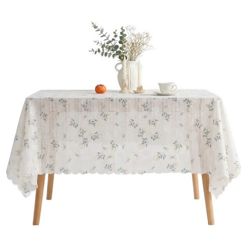 마켓감성 잔꽃 패브릭 방수 테이블보, 타입3, 1개, 80 x 120 cm